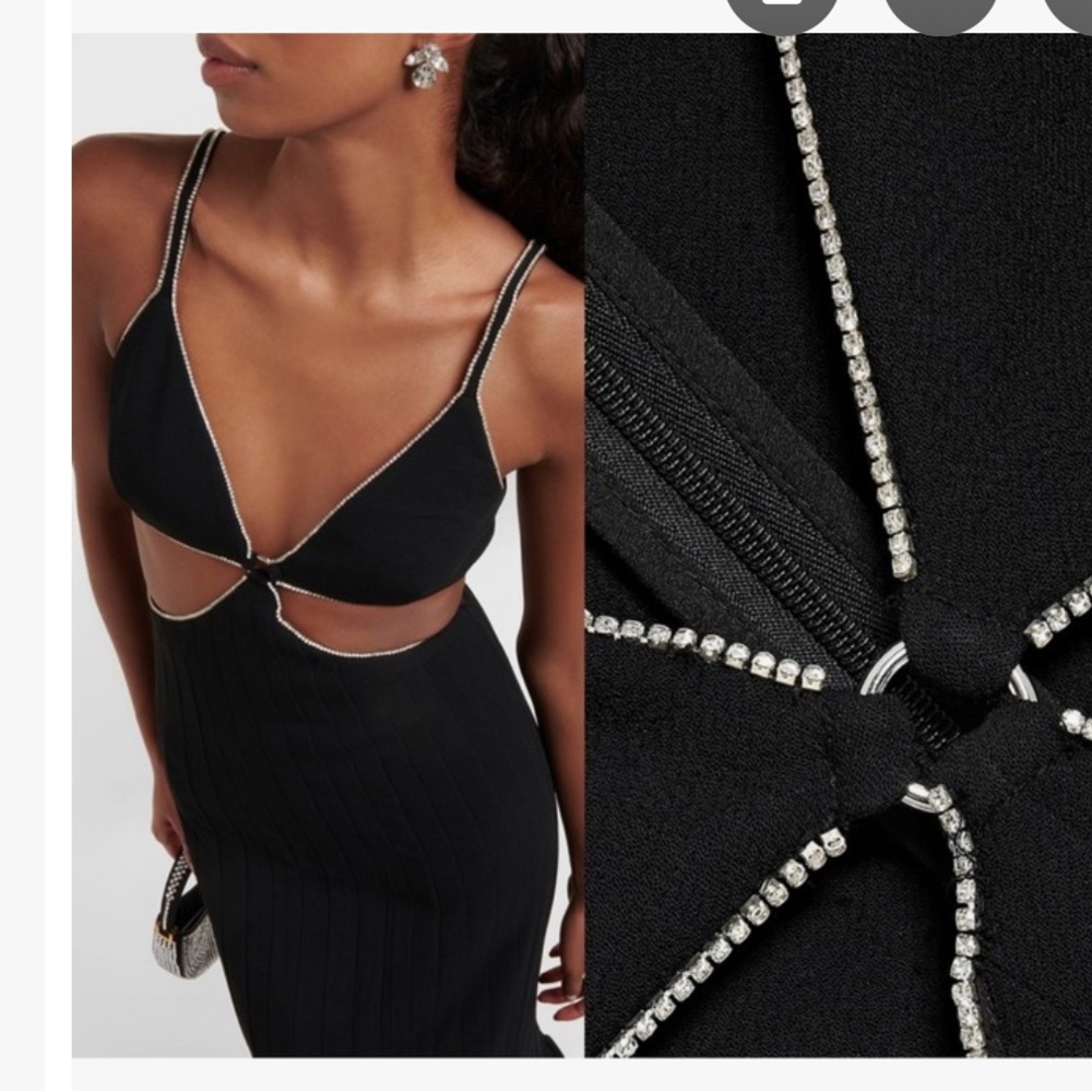 Jonathan Sinai Ayla Crystal Diamanté Dress, NWT, 4